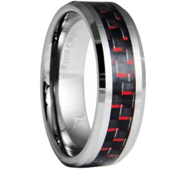 COI Tungsten Carbide Ring With Carbon Fiber - TG3699(Size US11)