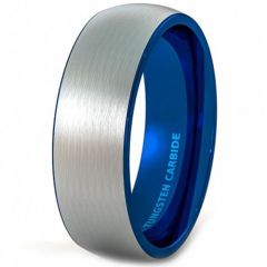 COI Tungsten Carbide Wedding Band Ring - TG4355(Size US5.5/8)