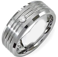 COI Tungsten Carbide Ring - TG4405(Size:US15.5)