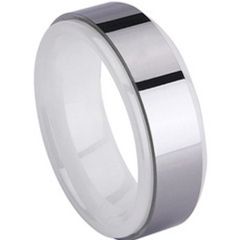 COI Tungsten Carbide Ring - TG744(Size:US5.5/#US6.5/7/10)