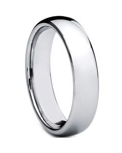 COI Tungsten Carbide Dome Court Wedding Band Ring - TG3426