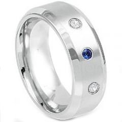 COI Titanium Wedding Band Ring - JT2997(Size US10)