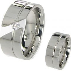 COI Titanium Ring - JT1299(Size:US8)