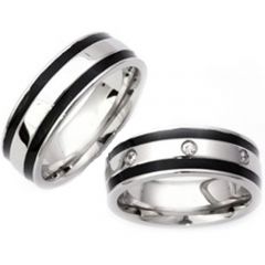COI Titanium Wedding Ring - JT1671(Size:US13)