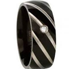 COI Titanium Wedding Band Ring - JT2368(Size US16)