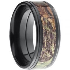 COI Black Titanium Camo Ring - JT2698(Size:US3/13)