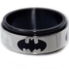 COI Tungsten Carbide Bat Man Wedding Band Ring - TG2960