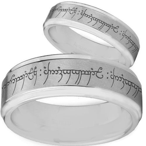 *COI Titanium Lord of the Ring Step Edges Ring-2475