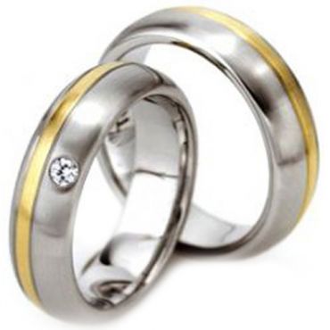 COI Titanium Ring With Plating - JT1195(Size:US7)