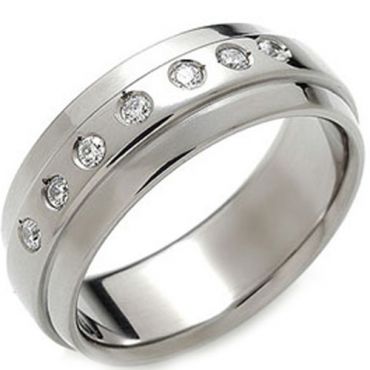 COI Titanium Ring - JT508(Size:#US6/7)