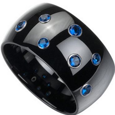 (Limited Offer!)COI Ceramic Ring With CZ - TG1722(US14)